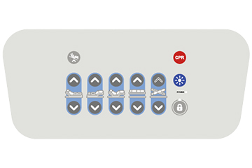 Membrane switch guardrail control